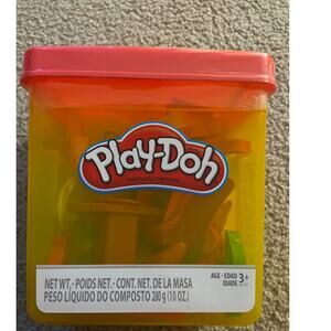 Play-Doh Fun Tub Set, 19 Accessories & Reusable Storage Container Preschool Toys